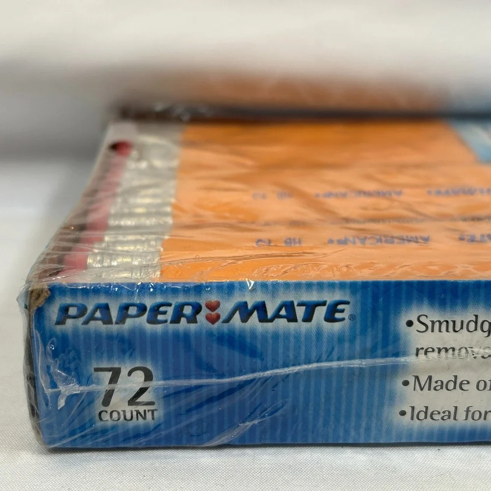 Vintage Paper Mate American Classic Wood Pencils 72 Pencils HB #2 USA Made 2003‎